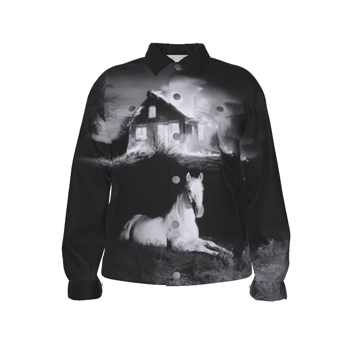 HORSE BUTTON UP JAKCET